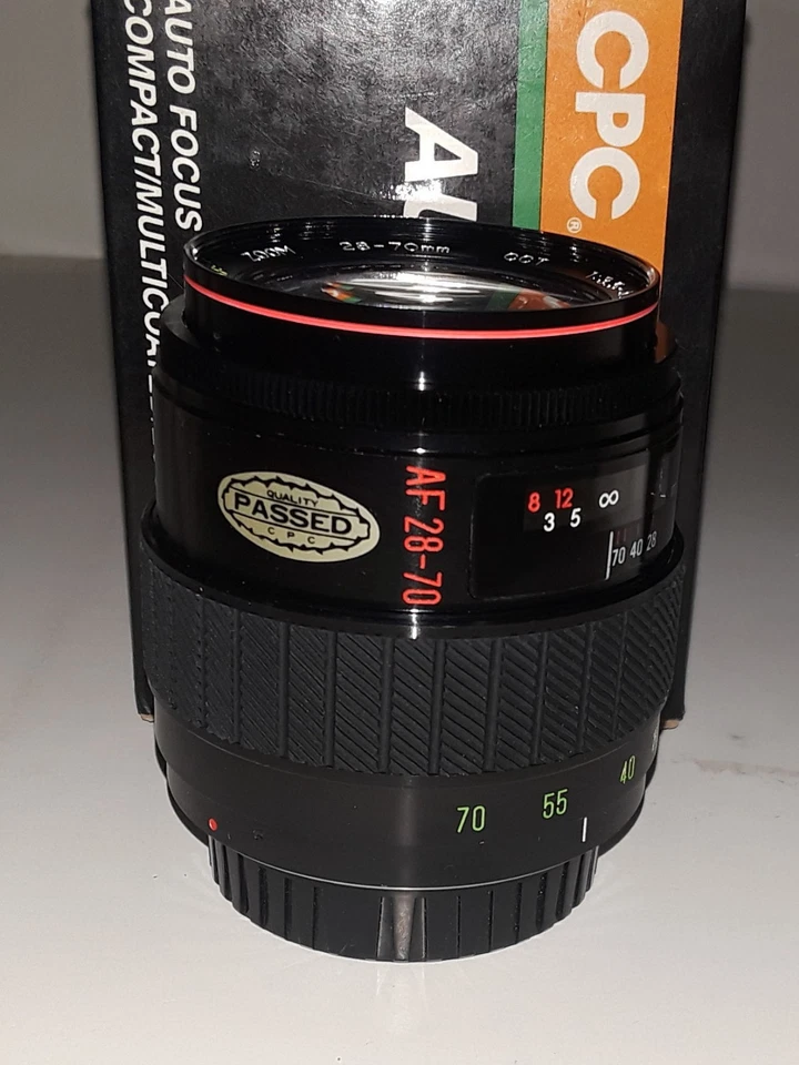 CPC 28-70mm/3.5-4.5 AF Zoom Lens for Minolta Maxxum (BRAND NEW!) - Image 1 of 4
