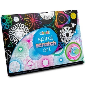 Arte para rascar en espiral - Actividades artesanales para niños - Juego de arte para rascar para niños - Imagen 1 de 7