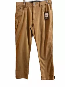 Pantalones de pana Howler Bros para hombre 40X32 frontales 5 bolsillos tostados informales nuevos con etiquetas $99.00 - Imagen 1 de 11