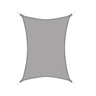 320gsm Sun Shade Sail Cloth Canopy Outdoor Awning Rectangle Square Grey Sand