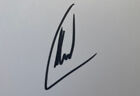 Hand Signed White Card Of Manuel Neuer, Bayern Munich Fc Autograph