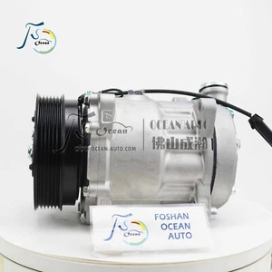7V16 AC Compressor For Maserati 3200GT Alfa Romeo GT Lancia Kappa 55192897 1120 - Picture 1 of 8