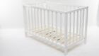 Baby Cot Bed 120x60cm Modern Simple  - White
