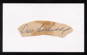 Don Cardwell Signed Cut Autographed Index Card Circa 1962 Baseball Signature - Picture 1 of 1