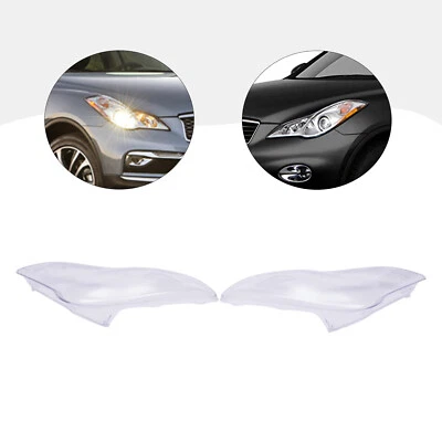 Pair For Infiniti Qx50 Ex25 Ex35 2008-2012 Headlight Covers Lens Headlamp - Image 1 of 4