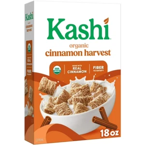 Kashi Breakfast Cereal, Organic, Whole Grain, Cinnamon Harvest, 18oz Box (1 Box) - Picture 1 of 1
