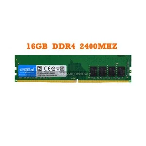 Crucial 16 GB Desktop Speicher 288-Pin DDR4-2400 MHz (PC4 19200) 1.2V RAM für PC - Bild 1 von 5