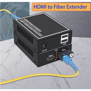 HDMI Extender Over Fiber Optic Cable 20Km,SC Optical Extension Media Converters - Afbeelding 1 van 14