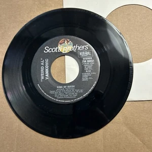 Weird Al Yankovic King Of Suede/Nature Trail To Hell 1984 Scotti Brothers 45 - Picture 1 of 4