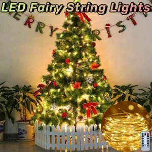 LED Fairy String Lights Indoor Christmas Wedding Birthday Home Party Decor Lamp - Picture 1 of 40