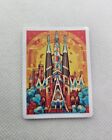 Picture Postcard World Landmark Cities Travel Sticker Sagrada Familia Barcelona