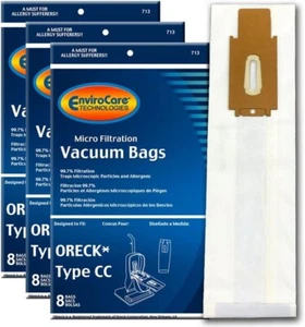 EnviroCare Vacuum Cleaner Bags fit Oreck Type CC, XL. Fits: XL7 24 Bags - Picture 1 of 6