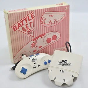 PC-Engine BATTLE SET BOXED Multi Tap Controller Pad BT-BG1 BT-BG2 Tested 1015 - Picture 1 of 9