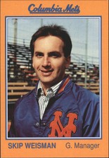 1989 Columbia Mets Grand Slam #4 Skip Weisman GM