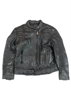 Hein Gericke Biker Moto Leather Jacket Vintage - Picture 1 of 11