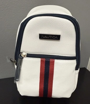 Mochila Nautica nueva con etiquetas blanca y azul marino adulto blanca/rojo/azul Foto 1 de 4