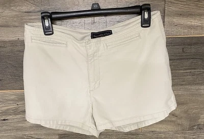 Pantalones Cortos Chinos Abercrombie Fitch Caqui Talla 8 Para Mujer’s Talla Foto 1 de 4