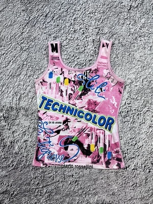 Morgan de Toi Vintage Tank Top Technicolor size S  - Image 1 of 4