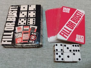 [52/54 cartas, sin reglas] ¡Juegos de Bowman de colección 1981 llenan o bustan! Juego de cartas y dados - Imagen 1 de 3