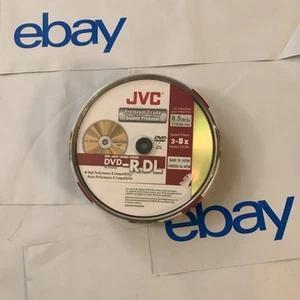 Nuevo disco grabable JVC DVD-R DL (215 min 8,5 GB, grado premium, 2-8x - Imagen 1 de 2