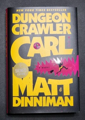 Dungeon Crawler Carl SIGNED by Matt Dinniman Hardcover Book  - Image 1 of 4