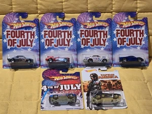 ¡NUEVO! Hot Wheels 2008 cuarto de julio lote de 5 + Capitán América Winter Soldier - Imagen 1 de 19