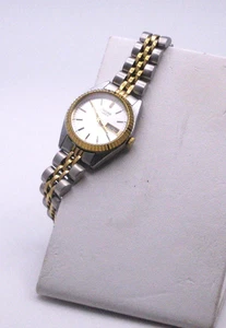 Pulsar by Seiko PXX006 Day Date SS Link Band Quartz Watch For Parts Only Damaged - Picture 1 of 4
