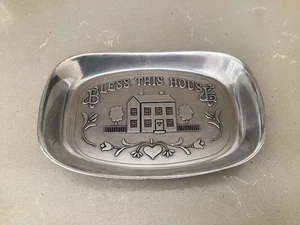 Wilton Armetale Bless This House Bread Tray 10.75” - Picture 1 of 5