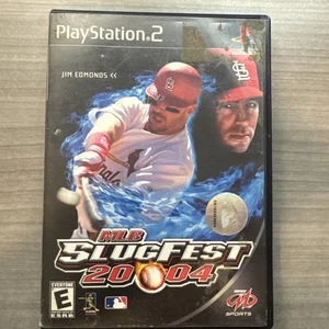 MLB SlugFest 2004 (Sony PlayStation 2, 2003) CIB Cleaned - Picture 1 of 2
