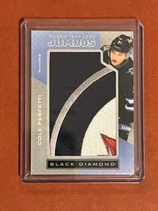 COLE PERFETTI ROOKIE TEAM LOGO JUMBOS 2021-22 UPPER DECK BLACK DIAMOND - Picture 1 of 2