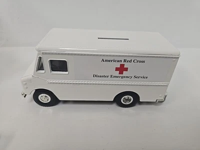 Ertl 1993 年美国红十字会白色 Van 1/43 比例银行全新带包装  — 第 1/4 张图片