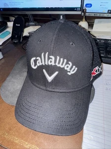 Callaway X Hot Golf Hat L/XL Black Mens Polyester Embroidered Logo Cap NWOT - Picture 1 of 7