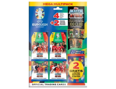 Topps UEFA EURO 2024 Germany Match Attax Trading Cards – 1x ULTRA Mega Multipack