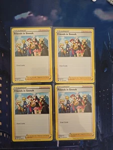Friends In Sinnoh Crown Zenith X 4 Regular - Picture 1 of 2