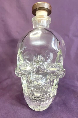 Botella de vodka, vodka cabeza de cristal, calavera, original Top, Dan Aykroyd 750 ml, + BONO Foto 1 de 4