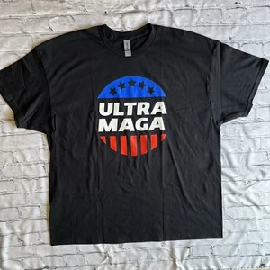 ULTRA MAGA TRUMP T-Shirt XXL New America First USA Patriotic 4th Of July Gear - Picture 1 of 8