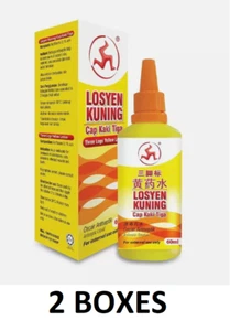 60ml (X 2) First Aid Wounds Acriflavine Antibacterial Yellow Lotion Three Legs - Picture 1 of 5