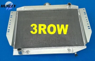 3 Row Aluminum Radiator For 1972-1988 Jeep Cherokee Wagoneer J10 J20 5.9L V8 Foto 1 de 4