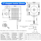 Nema 23 Stepper Motor 57*56Mm Single Double Shaft 8Mm For Cnc/Printer