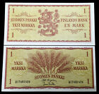 Finland 1 Markka 1963 Banknote World Paper Money Unc Currency Bill Note