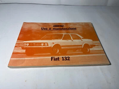 MANUALE USO E MANUTENZIONE FIAT 132 1977 - Immagine 1 di 4