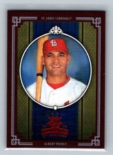 2005 Donruss Diamond Kings Red Framed Albert Pujols #397 St. Louis Cardinals