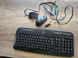 Tastatur + Maus Drahtlose Logitech EX110 Keyboard Cordless desktop EX 110 - Bild 1 von 7