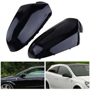 2x Tapa de cubierta de espejo retrovisor para Opel Vauxhall Astra 04-09 Saturn Astra 08-10 diestro+derecho - Imagen 1 de 6