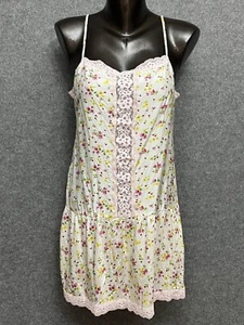 Victoria's Secret Floral Tiered Cottage Coquette Chemise Babydoll Medium Pretty - Picture 1 of 15