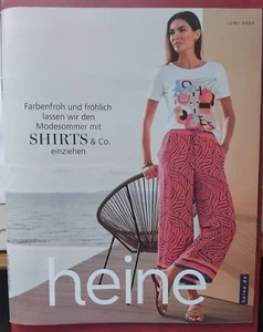 Katalog Heine Juni 2025 farbenfroh und fröhlich Modesommer Fashion Shirts u.a. - Bild 1 von 1