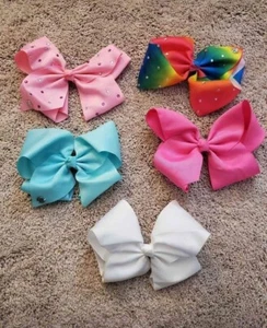 Jojo Siwa Cheerleading Hair Bow Lot - Picture 1 of 7