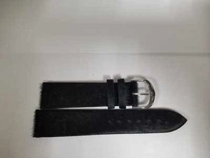  Watch Strap 20mm Calf and Horse Skin Comes in Black and Zebra- Buckle in Silver - Picture 1 of 22
