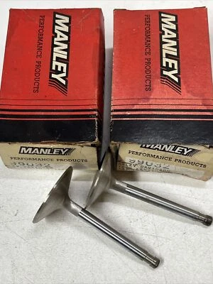 2 NOS Manley Stainless Steel Hard Intake Valves P/N 99032 Robison Harley D AMF - Image 1 of 4