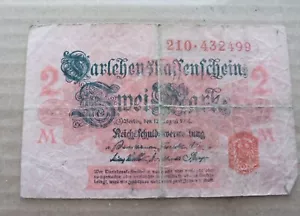 Germany 2 Marks Note 1914 - Picture 1 of 7